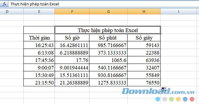 How to convert time to decimal in Excel