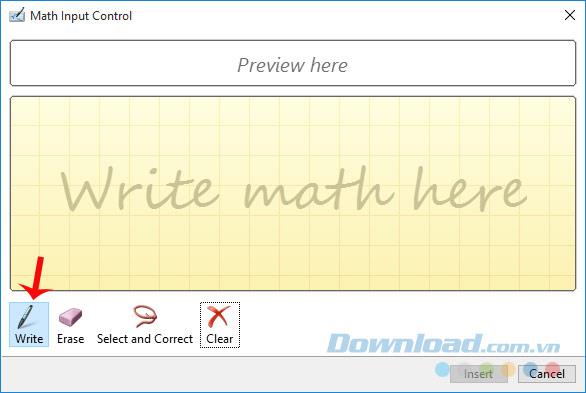 Bagaimana untuk memasukkan formula Matematik di Word 2016