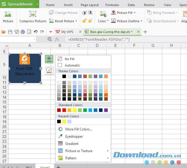 วิธีแทรกไฟล์ PDF ลงใน Excel