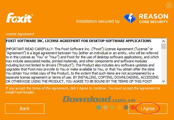 Instructions for downloading and installing Foxit Reader to read PDF files