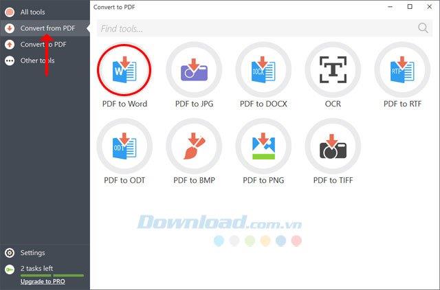 Use PDF Candy Desktop to convert PDF to Word