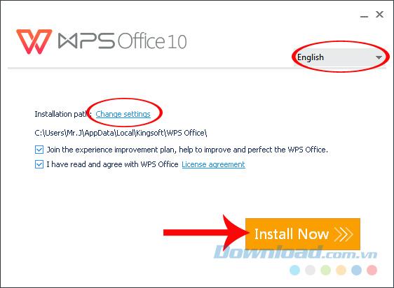 Herunterladen und Installieren von WPS Office anstelle von Microsoft Office