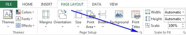 Page numbering in Excel 2016/2013/2010/2007