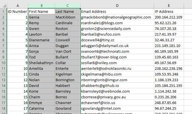 How to merge and unmerge cells in Excel