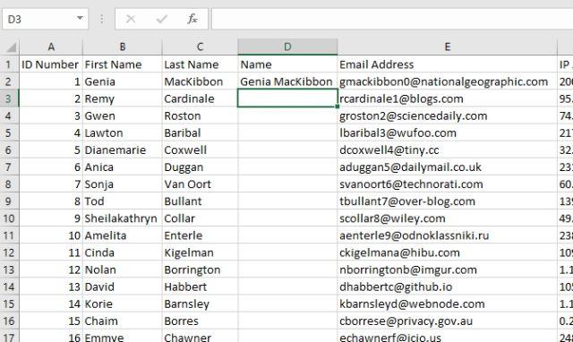 How to merge and unmerge cells in Excel