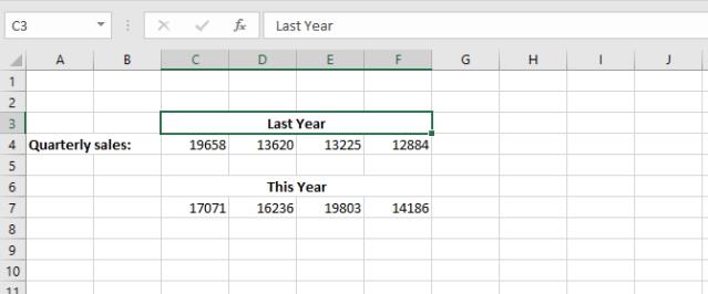 How to merge and unmerge cells in Excel