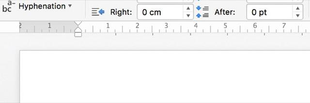 How to use the ruler ruler in Word