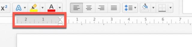 How to use the ruler ruler in Word