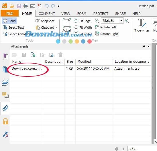 How to attach files to PDF files with Foxit Reader