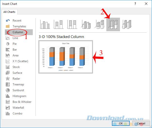 วิธีการวาดแผนภูมิใน Microsoft Word 2016