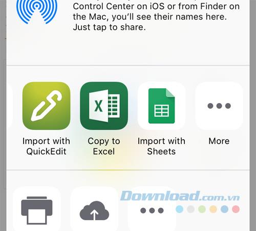 How to open Excel file on iPhone and iPad?