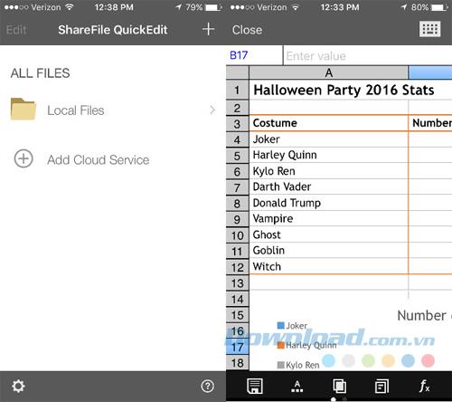 How to open Excel file on iPhone and iPad?