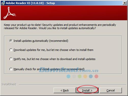 Install and use Adobe Reader to read PDF files