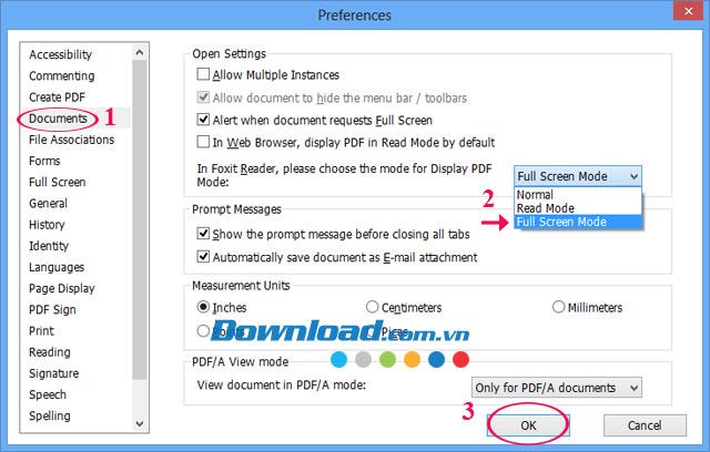 Activer le mode plein écran lors de la lecture de fichiers PDF avec Foxit Reader