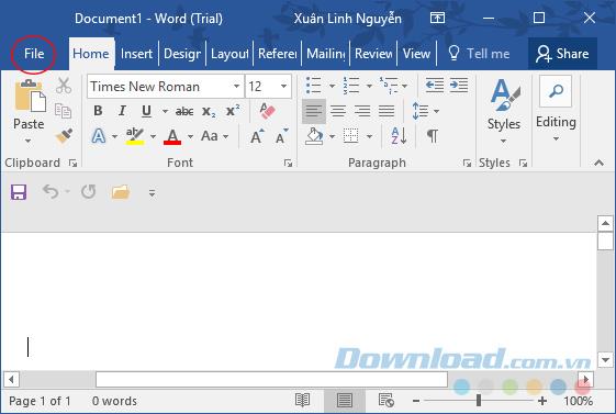 Petua untuk menyesuaikan antara muka Microsoft Office 2016