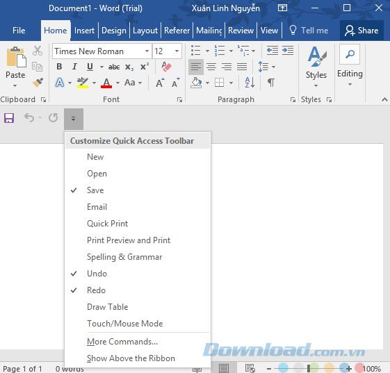 Consejos para personalizar la interfaz de Microsoft Office 2016