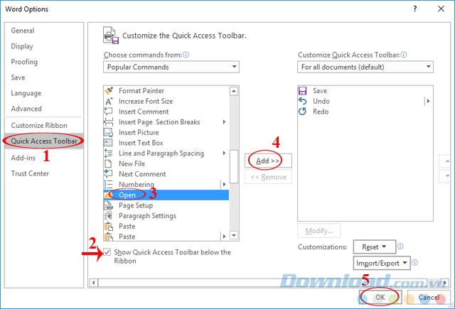 نصائح لتخصيص واجهة Microsoft Office 2016