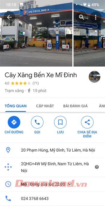 ค้นหาตู้เอทีเอ็มปั๊มน้ำมันร้านอาหารโรงแรมที่ใกล้ที่สุดโดยใช้ Google Maps
