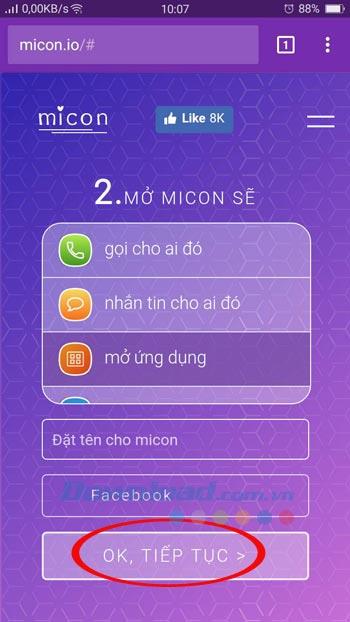 Erstellen Sie mit Micon.io Telefon-App-Symbole aus persönlichen Fotos