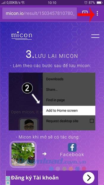 Cree íconos de aplicaciones de teléfono a partir de fotos personales con Micon.io