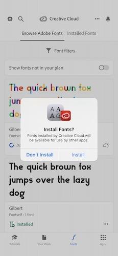 How to install new fonts on iOS 13