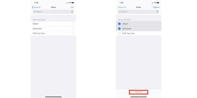 كيفية تثبيت خطوط جديدة على iOS 13
