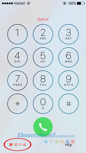 How to set up an SOS emergency call on the phone