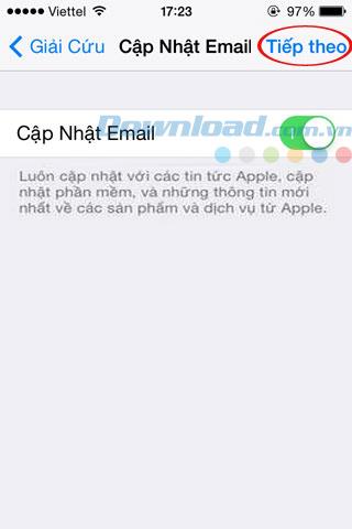 Petunjuk untuk membuat akun iCloud, ID Apple gratis