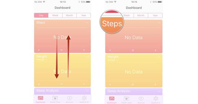 Anweisungen zur Installation und Verwendung der Health-App auf dem iPhone