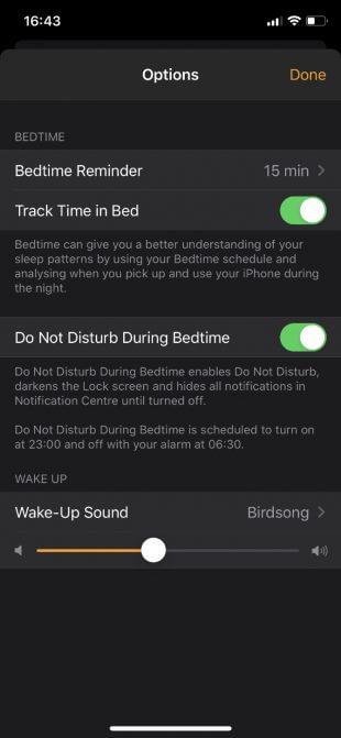 Dormez mieux avec 4 paramètres et ajustez sur iPhone