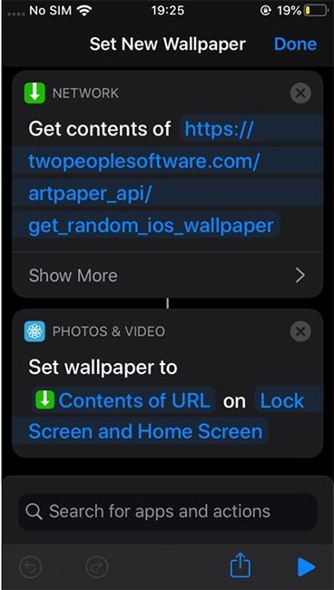 So ändern Sie das Hintergrundbild automatisch unter iOS 13