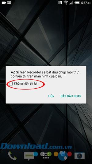 Instructions for recording Android screen videos with AZ Screen Recorder