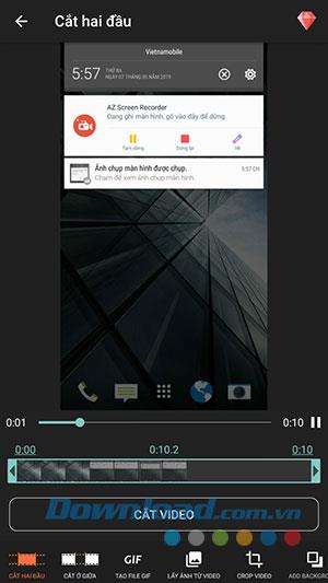 Instructions for recording Android screen videos with AZ Screen Recorder