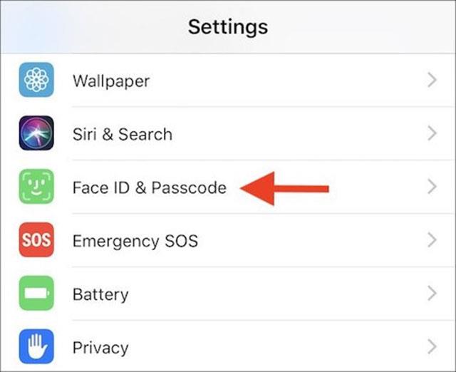 How to remove Face ID on iPhone applications