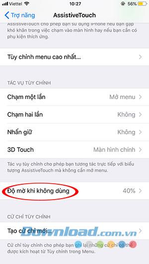 iPhone에서 가상 홈 버튼을 투명하게 만드는 방법