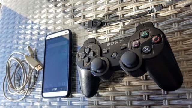 Instructions for connecting a PS3 gaming controller with Android