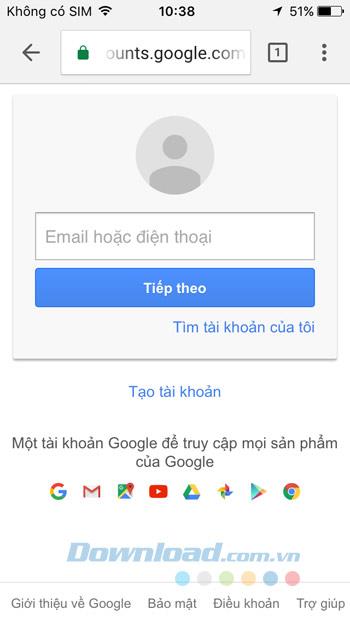 Sign in to Gmail on iPhone and Android