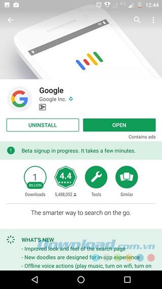 Instructions for activating Google Assistant on Android devices