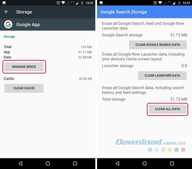 Instructions for activating Google Assistant on Android devices