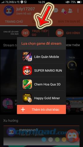 How to use Omlet Arcade to stream games on Android to Facebook