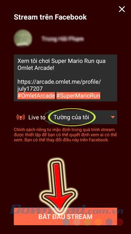 How to use Omlet Arcade to stream games on Android to Facebook