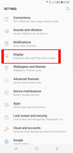 Möglichkeiten, Screenshots auf dem Galaxy S9 und S9 Plus zu machen
