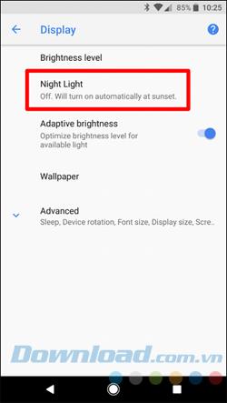 Instructions pour activer le mode nuit sur les appareils Android