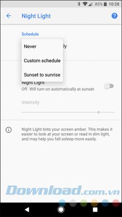 تعليمات لتشغيل الوضع الليلي على أجهزة Android