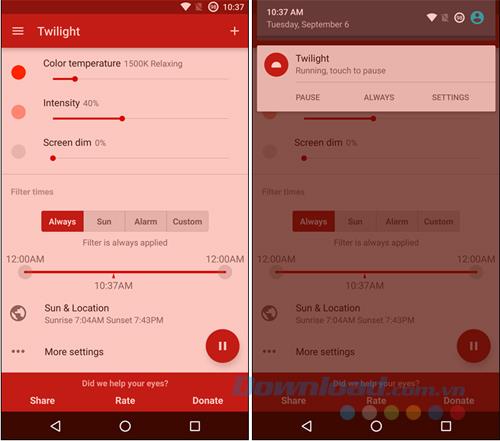 Instructions pour activer le mode nuit sur les appareils Android