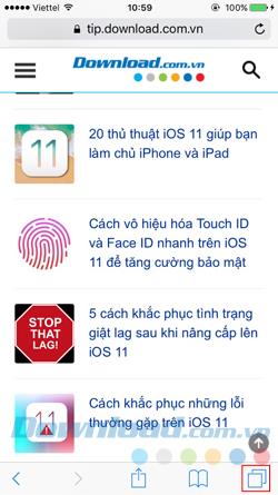 Bagaimana untuk membuka semula tab baru-baru ini pada iPhone dan iPad?