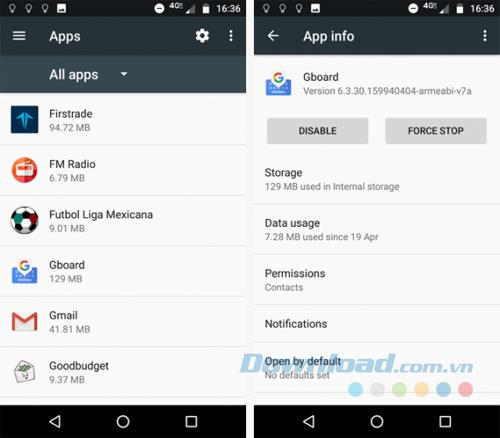 Instructions pour supprimer tout lhistorique dutilisation sur les appareils Android