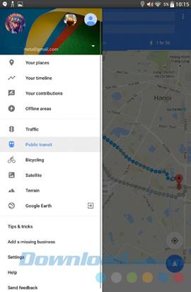 Comment utiliser la carte en ligne de Google Maps sur Android