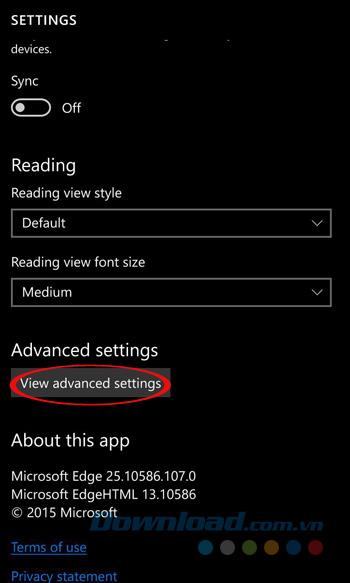 Astuces avec Microsoft Edge sur Windows 10 Mobile