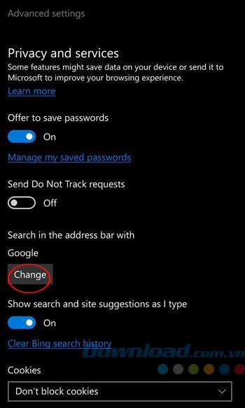 Astuces avec Microsoft Edge sur Windows 10 Mobile